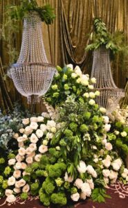Wedding color trends in Metro Detroit 2026 - sage green wedding décor by Bridal Insignia Events