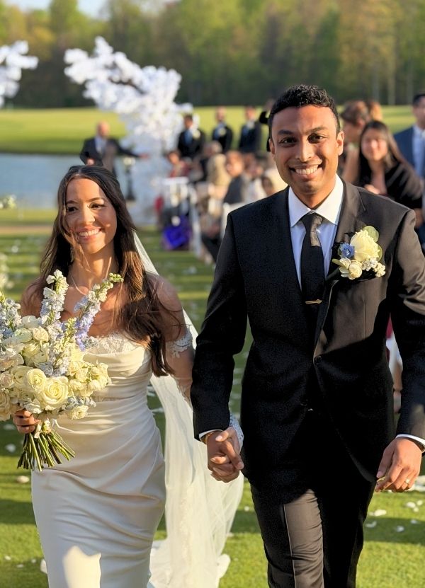 South Asian wedding decorator at Cherry Creek Golf Club in Shelby Township, fresh floral ceremony design by Bridal Insignia